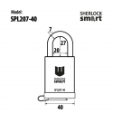 Замок навісний SHERLOCK SPL207-40 Smart