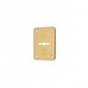 Декоративна накладка CISA 06082.0 (зовнішня) латунь полірована