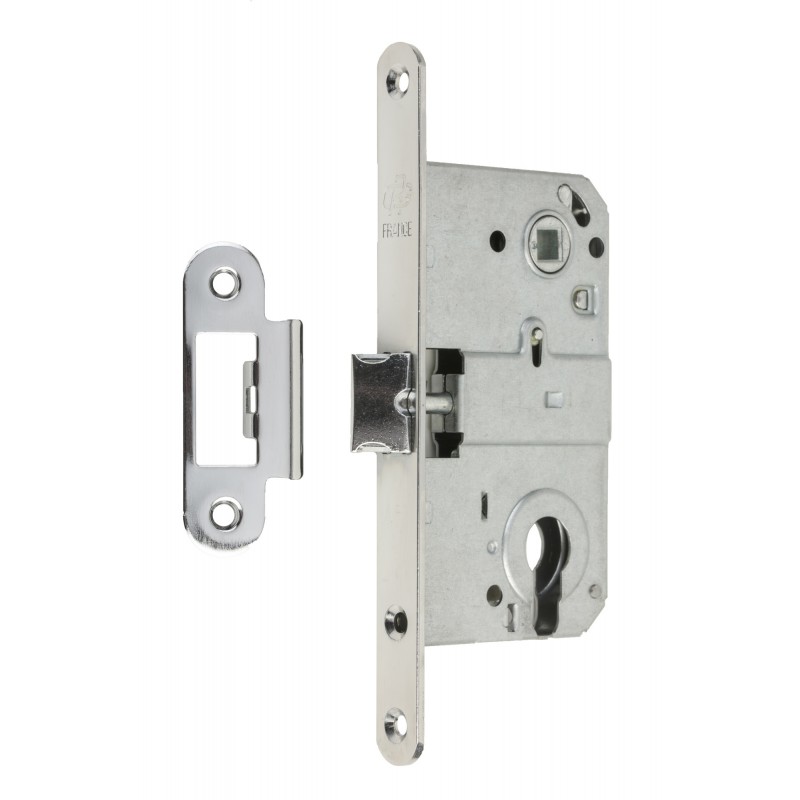 Механізм замка GAVROCHE GR85 PZ (BS50*85мм) метал.язичок CP хром
