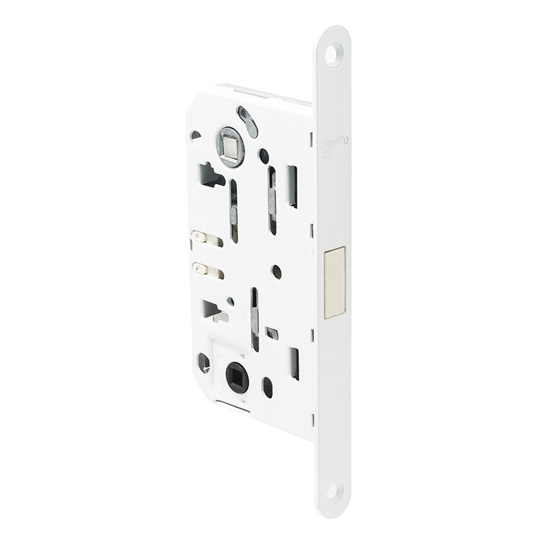 Механізм замка SAFITA WC MG410B-S 96*50 Магнітний язичок WHITE білий