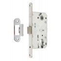 Механізм замка GAVROCHE GR85-K PZ (BS50*85мм) пласт.язичок CP хром