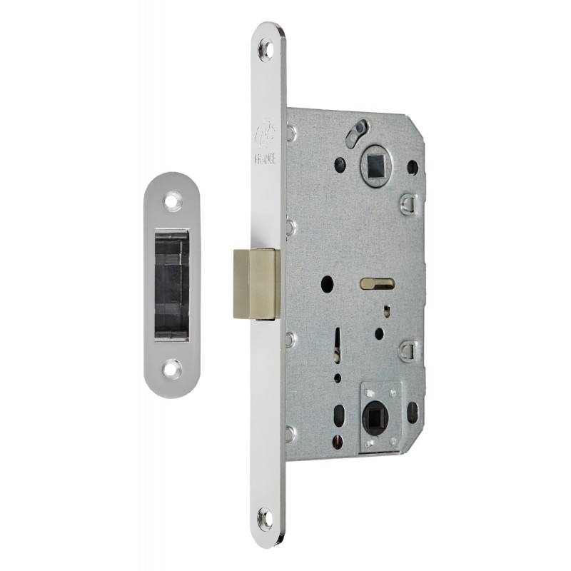 Механізм замка GAVROCHE GR96-M WC (BS50*96мм) магніт.язичок CP хром
