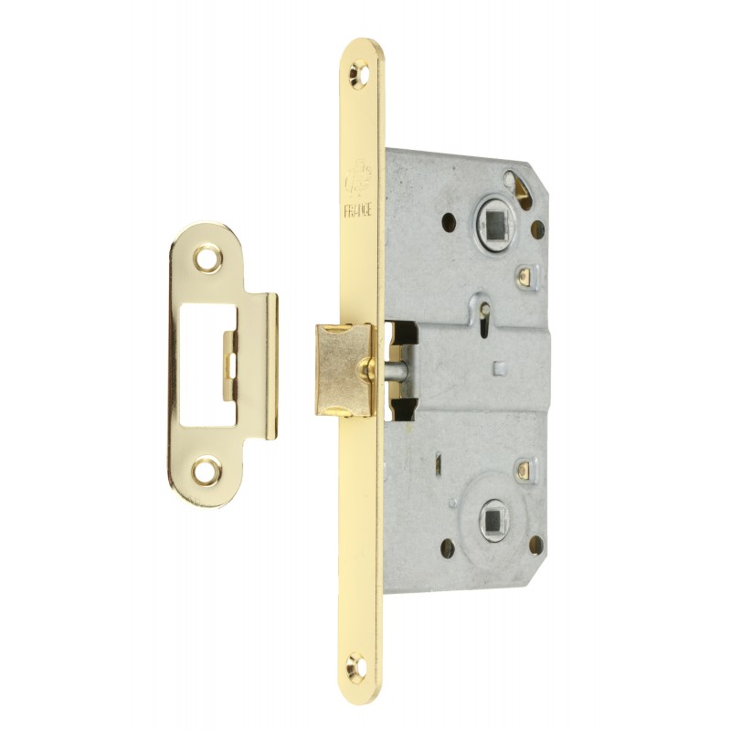 Механізм замка GAVROCHE GR90 WC (BS50*90мм) метал.язичок PB золото