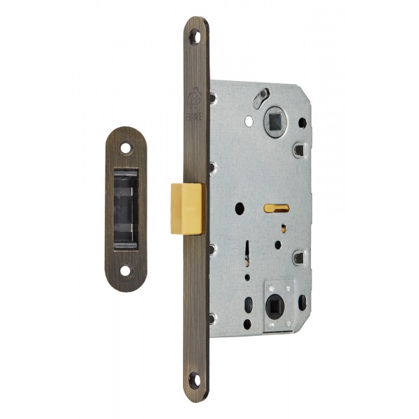 Механізм замка GAVROCHE GR96-M WC (BS50*96мм) магніт.язичок AB бронза