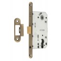 Механізм замка GAVROCHE GR85-K PZ (BS50*85мм) пласт.язичок AB бронза
