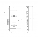 Механізм замка SHERLOCK 2000 (BS45*85мм)