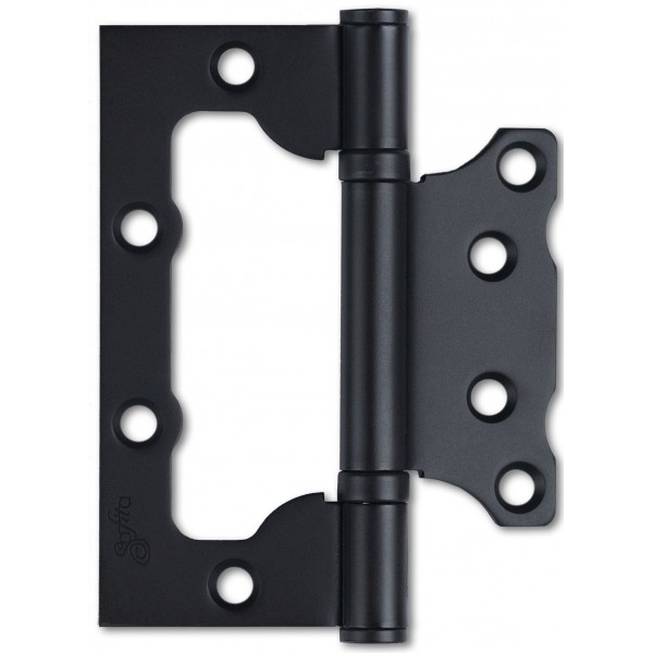 Завіса накладна універсальна SAFITA 100x75x2,5mm 2BB BLACK