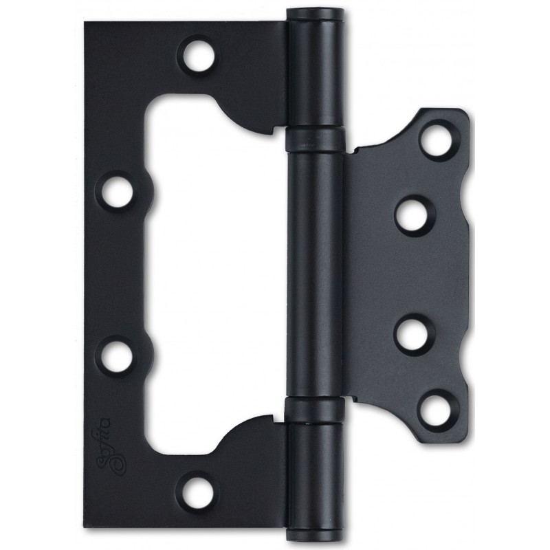 Завіса накладна універсальна SAFITA 100x75x2,5mm 2BB BLACK