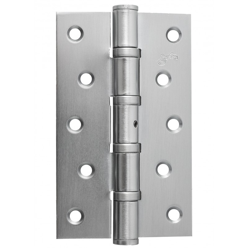  Завіса універсальна посилена розбірна 125x75x3mm 4BB SC Матовий хром